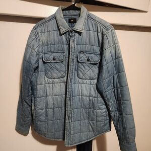 Obey Blue Quilted jacket